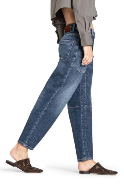 Ocean dark cross soft destroy blue denim Cambio