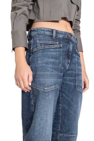 Ocean dark cross soft destroy blue denim Cambio
