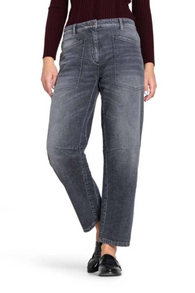 Ocean cross dark black wash denim Cambio