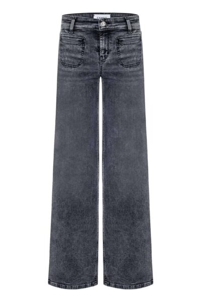 Tess italian mid used grey denim Cambio