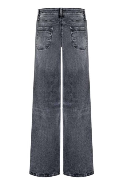 Tess italian mid used grey denim Cambio