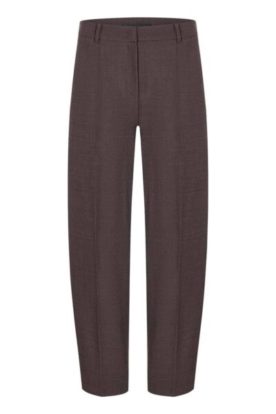 Elyssa chocolate melange wool mix Cambio