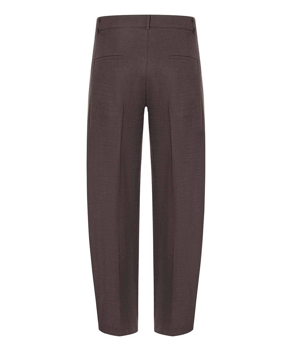 Elyssa chocolate melange wool mix Cambio - Afbeelding 3