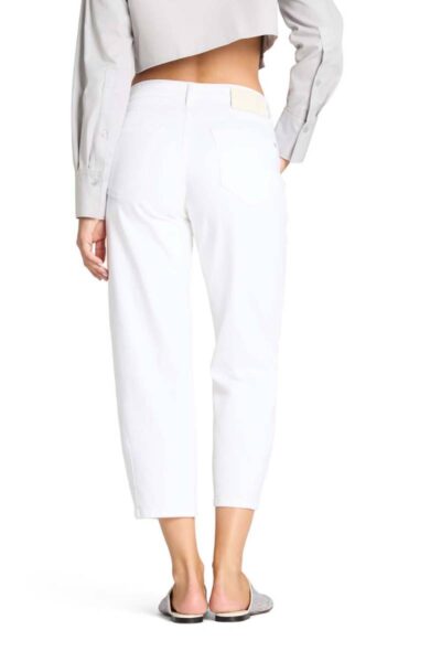 Elin comfort stretch pure white stone denim Cambio