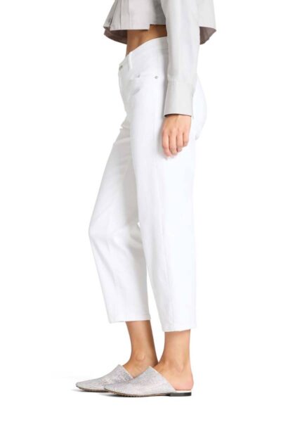 Elin comfort stretch pure white stone denim Cambio