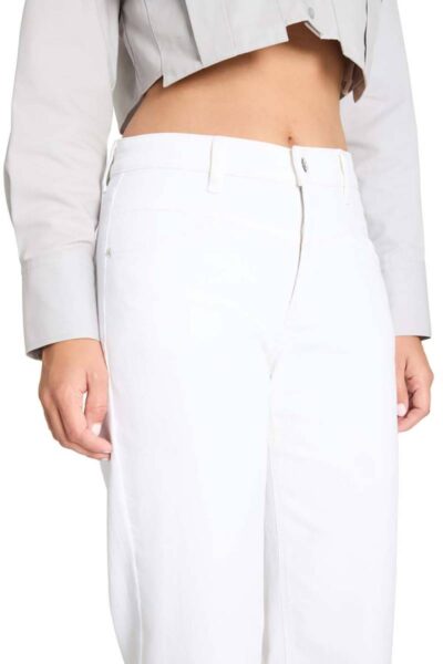 Elin comfort stretch pure white stone denim Cambio
