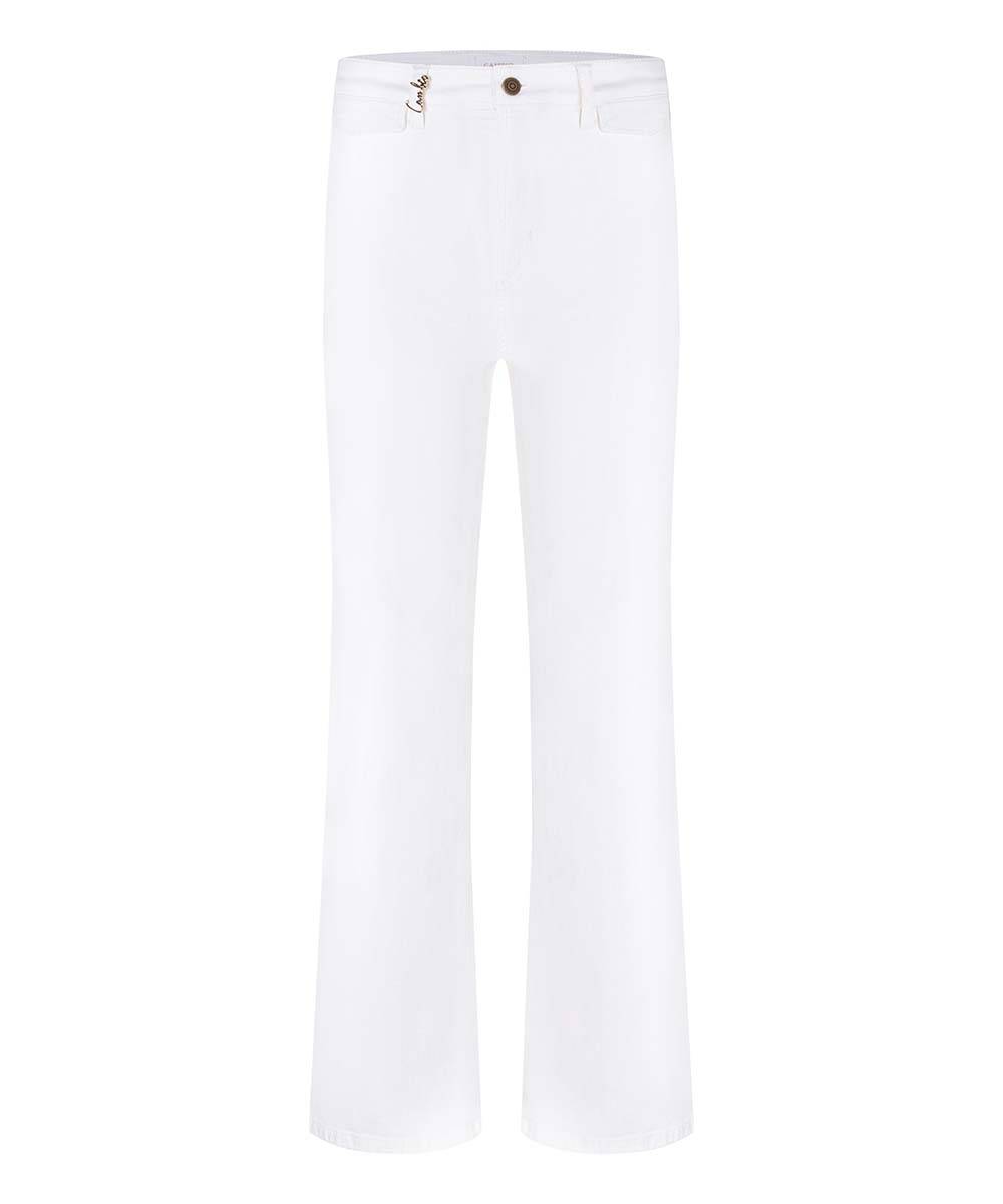 Fabienne pocket comfort stretch pure white Cambio - Afbeelding 5