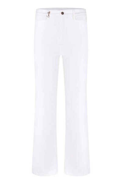Fabienne pocket comfort stretch pure white Cambio