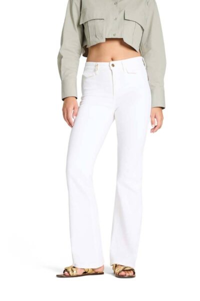 Fabienne pocket comfort stretch pure white Cambio