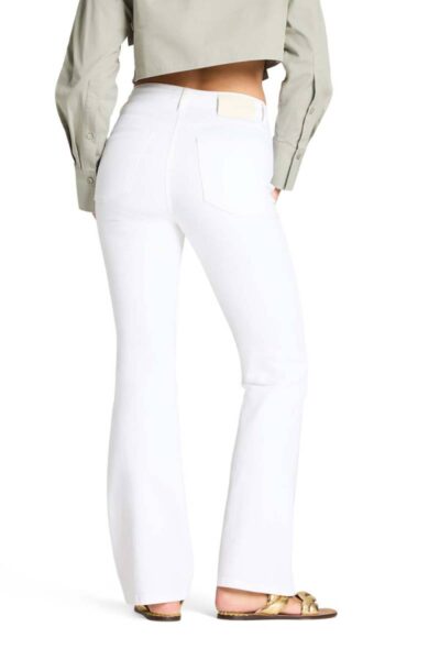 Fabienne pocket comfort stretch pure white Cambio