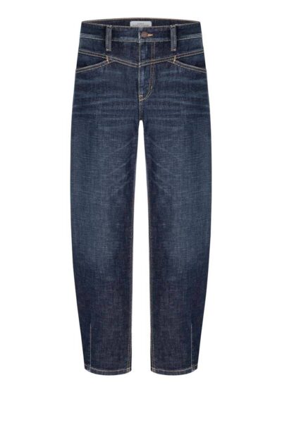 Elin cross dark soft tea blue denim Cambio