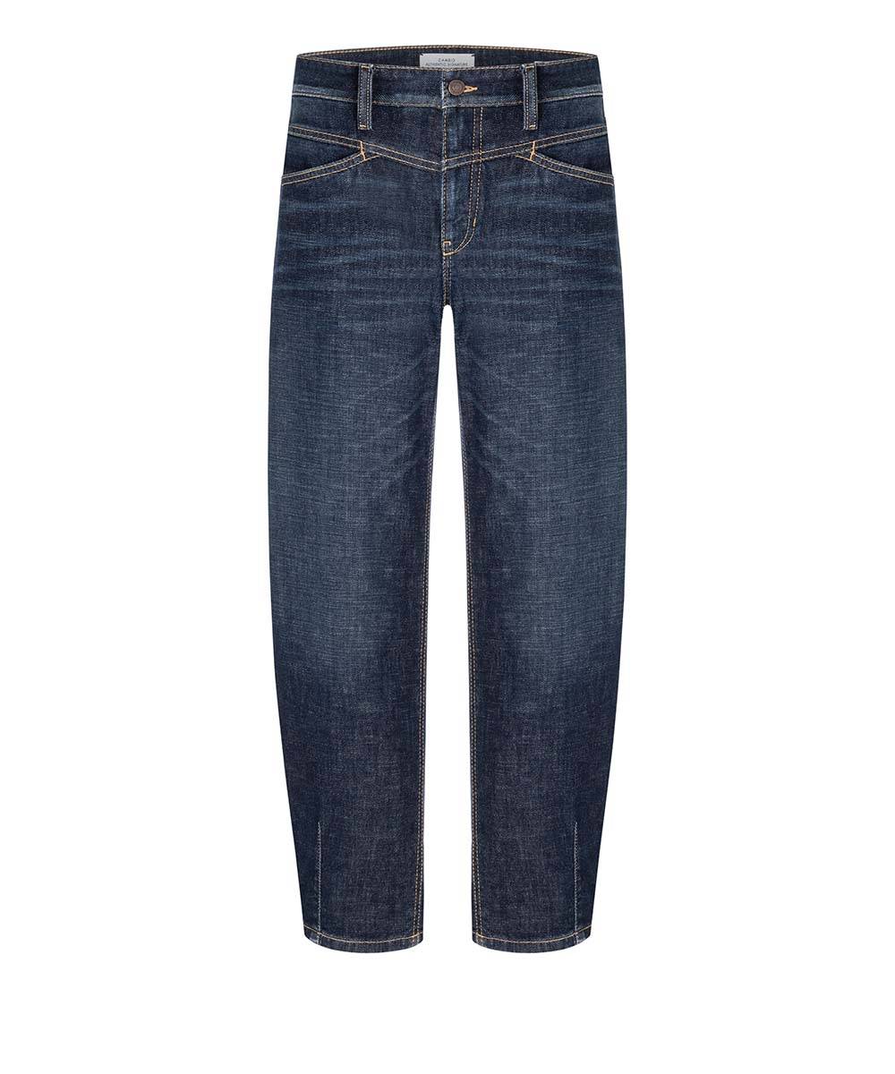 Elin cross dark soft tea blue denim Cambio