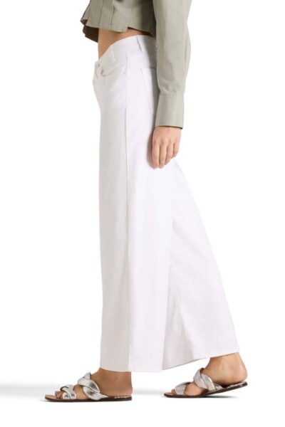 Baggy soft twill tencel cotton pure white Cambio