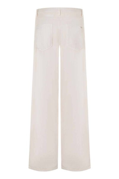 Baggy tencil linen blend sand drift denim Cambio
