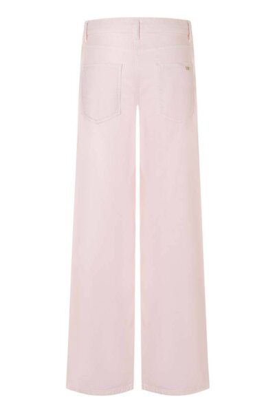 Baggy tencil linen blend blush dust denim Cambio