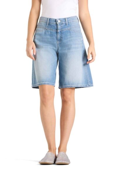 Elin bermuda steel wave blue denim Cambio