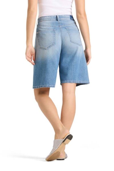 Elin bermuda steel wave blue denim Cambio