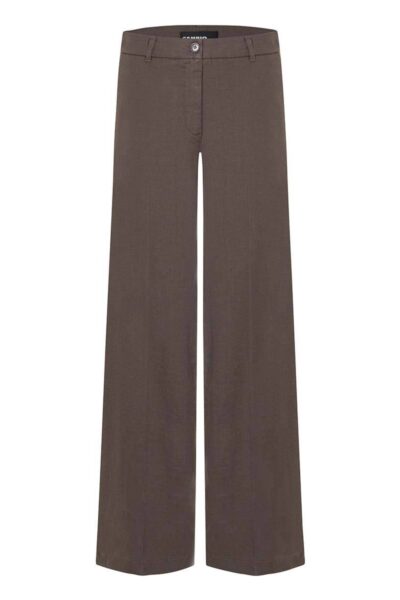 Adrienne linen stretch grape leaf Cambio