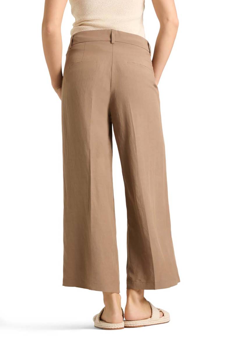 Anais cropped linen stretch nocciola Cambio - Afbeelding 3