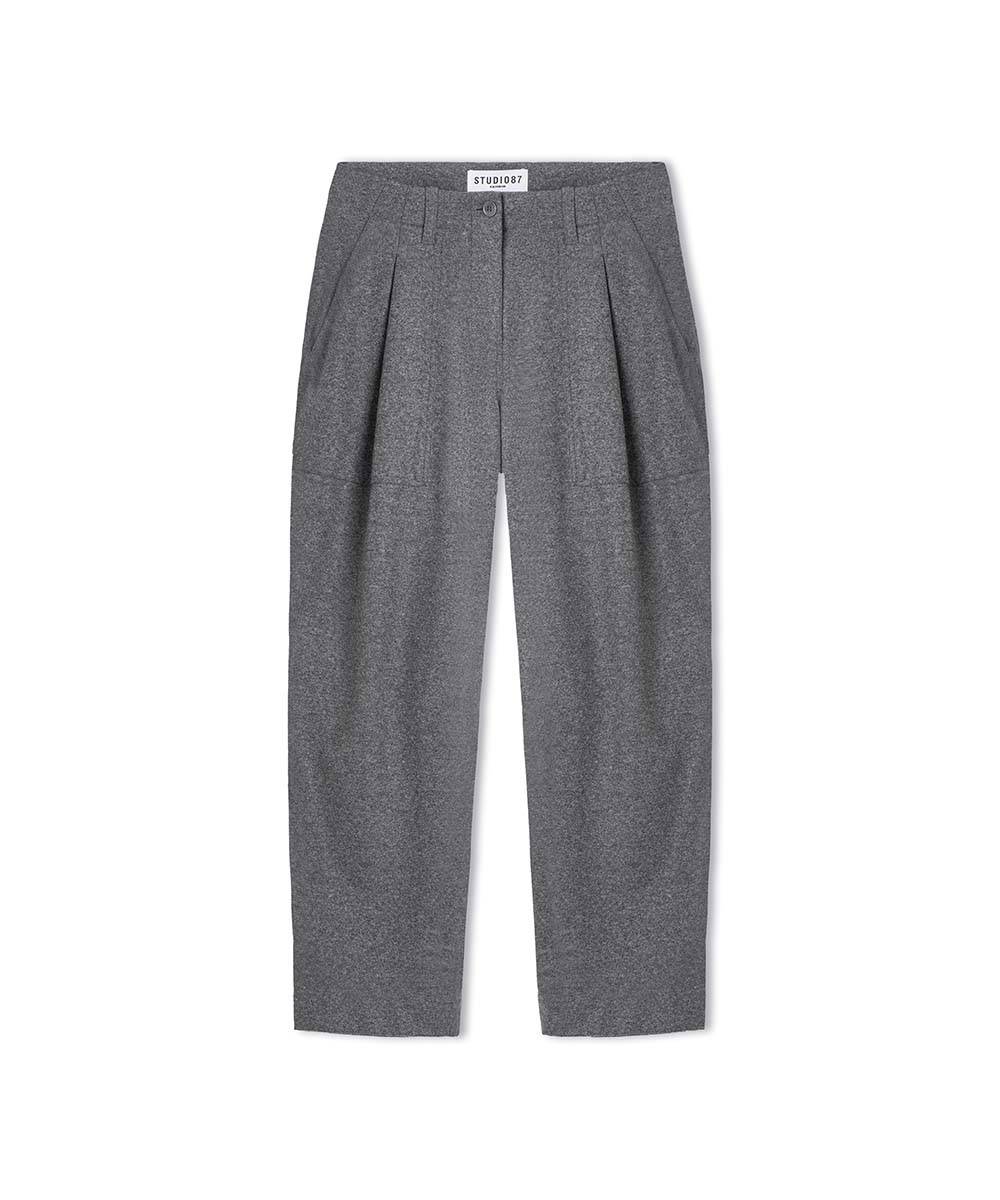 October Studio87 jersey light grey mel. Cambio - Afbeelding 3