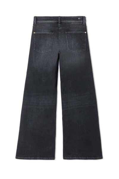 Palazzo flare Studio87 black denim used Cambio