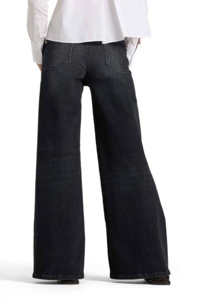 Palazzo flare Studio87 black denim used Cambio