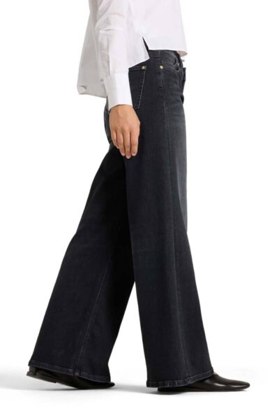 Palazzo flare Studio87 black denim used Cambio