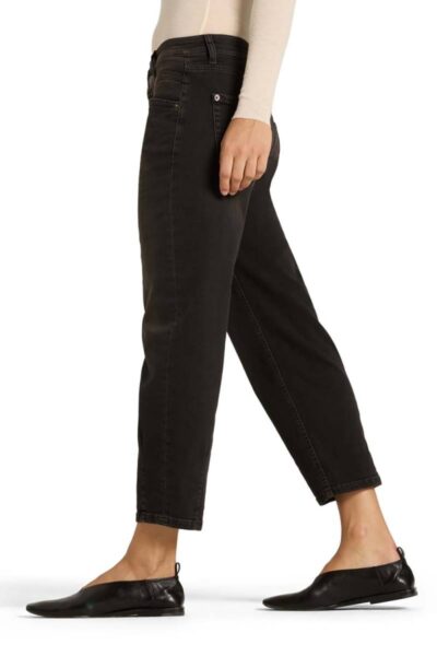 Elin black denim brown overdyed Cambio
