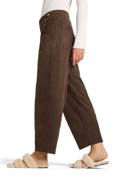 Ophelia vegan velours suede chocolate Cambio