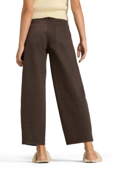 Odele brushed cotton twill stretch espresso Cambio