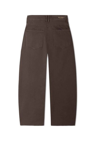 Odele brushed cotton twill stretch espresso Cambio