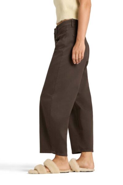 Odele brushed cotton twill stretch espresso Cambio