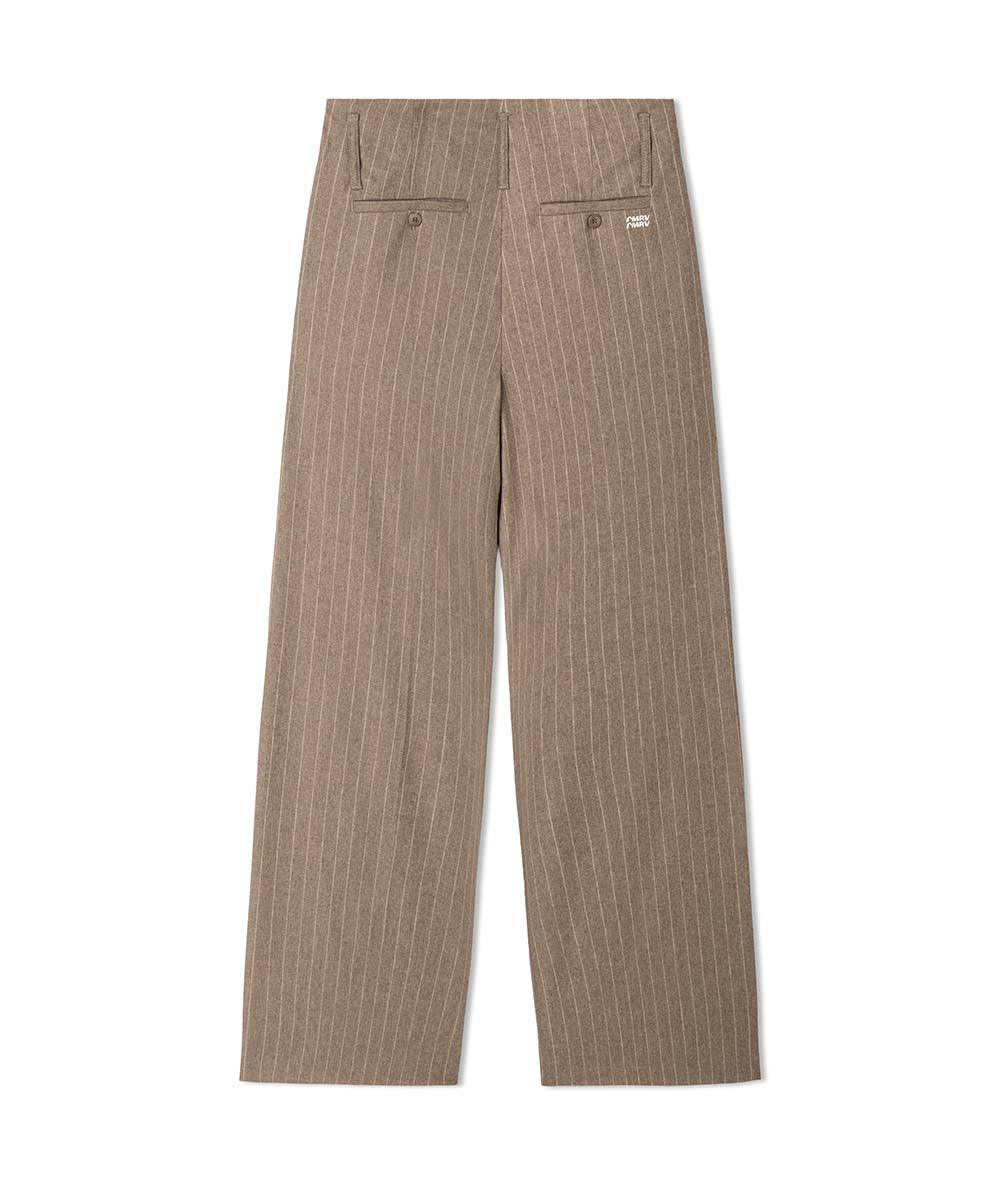 Addison flannel pin stripe beige/creme Cambio - Afbeelding 6