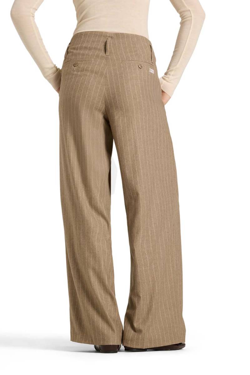 Addison flannel pin stripe beige/creme Cambio - Afbeelding 3