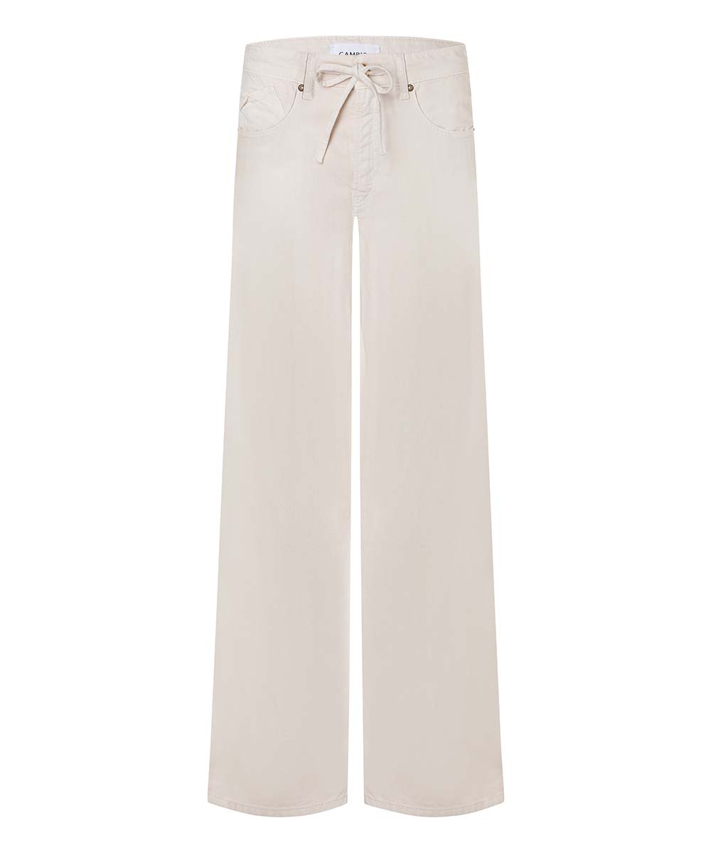 Baggy tencil linen blend sand drift denim Cambio - Afbeelding 3