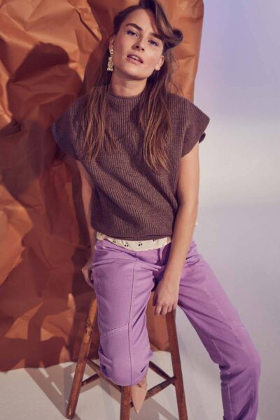 Zora flash jeans purple Co’Couture