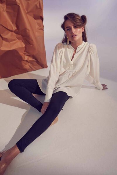 Calium volume shirt white Co’Couture