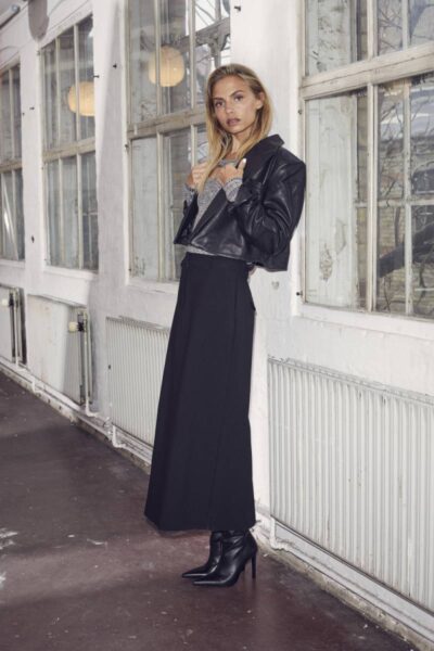 Vola floor pencil skirt black Co’Couture