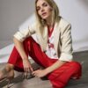 Vola pocket tie blazer bone Co'Couture - Afbeelding 2