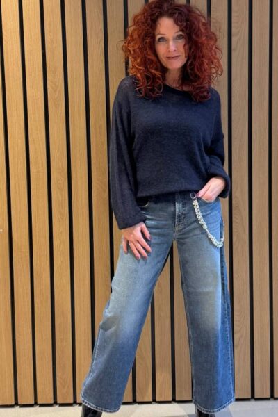 Baggy fit sodt cross t-wash denim Cambio