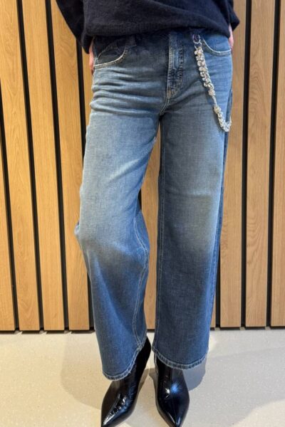 Baggy fit sodt cross t-wash denim Cambio