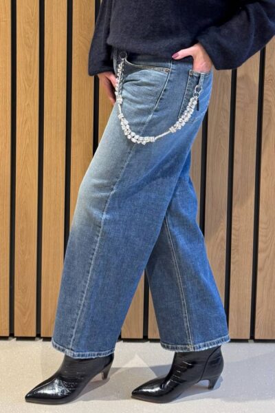 Baggy fit sodt cross t-wash denim Cambio