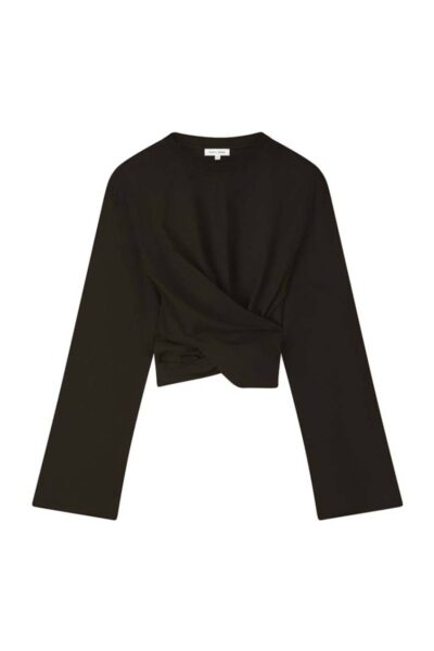Syf wrap top chocolate Club L’ Avenir