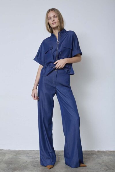 Terry LL pant navy Co’Couture