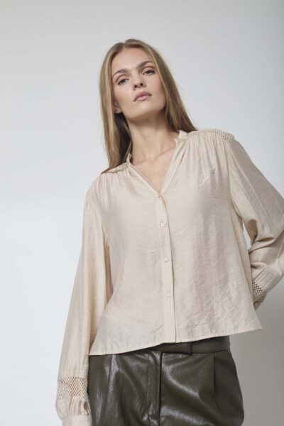 Gwenda v-shirt mink Co’Couture