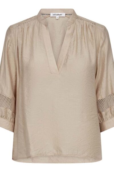 Gwenda SS blouse mink Co’Couture