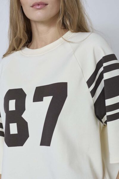 Ely 87 tee sweat bone/brown Co’Couture
