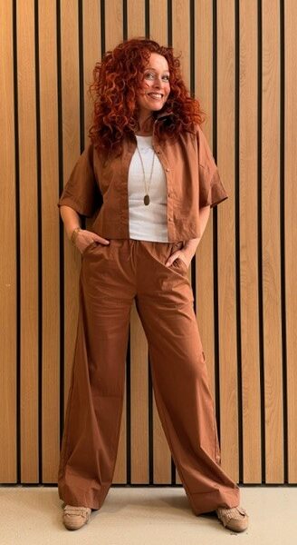 Elara LL pant suntan Co’Couture