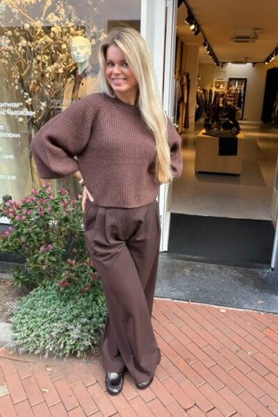 Alvia barrel sleeve knit bown Co’Couture