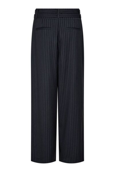 Blue long pin pant navy Co’Couture